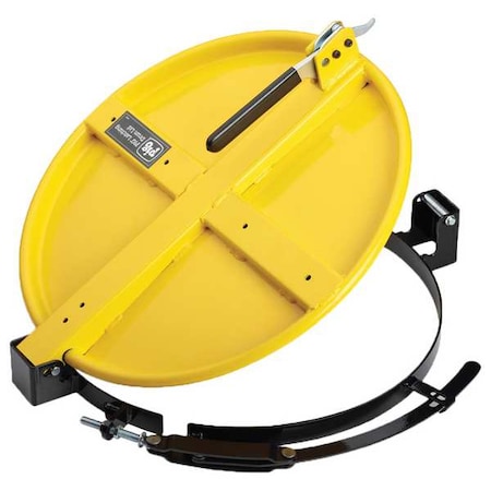 PIG DRM2072-YW Drum Lid, Yellow, Steel, 20.5 in L