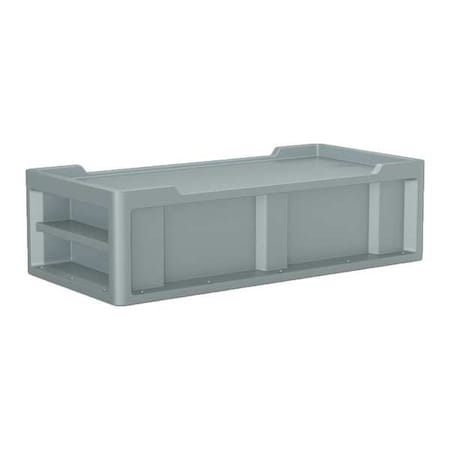 Cortech 7801GY Institutional Bed, 86 in L, Gray