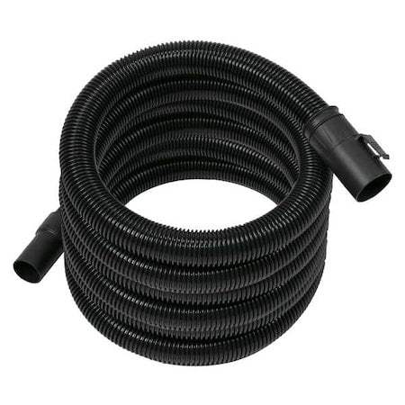 DAYTON 783GA2 Vacuum Hose, 25 ft L, Black, Plastic