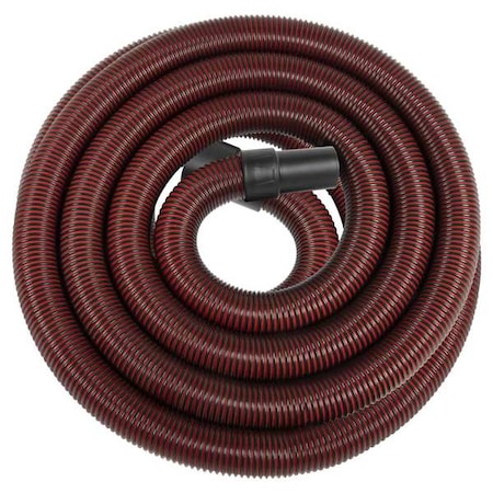 DAYTON 783GA3 Vacuum Hose, 25 ft L, Black, Plastic