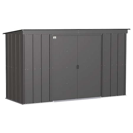 Arrow Storage Products CLP104CC Galvinized Steel Storge Shd, 10ftx4 ft, Chrcol