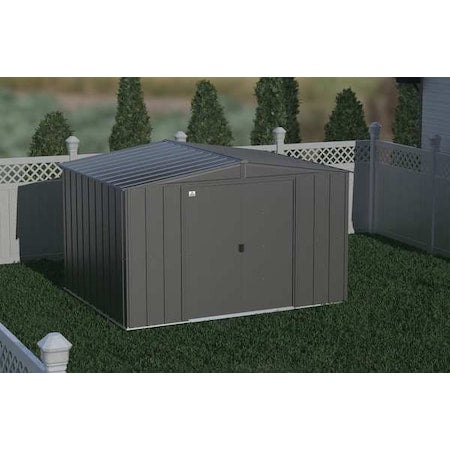 Arrow Storage Products CLG108CC Galvinized Steel Storge Shd, 10ftx8 ft, Chrcol