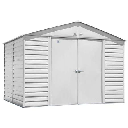 Arrow Storage Products SCG108FG Galvinized Steel Shed, 10 ft x 8 ft, Gray