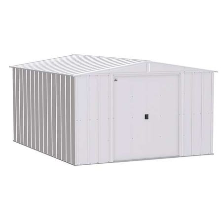 Arrow Storage Products CLG1012FG Galvinized Steel Storage Shd, 10ftx12 ft, Gray