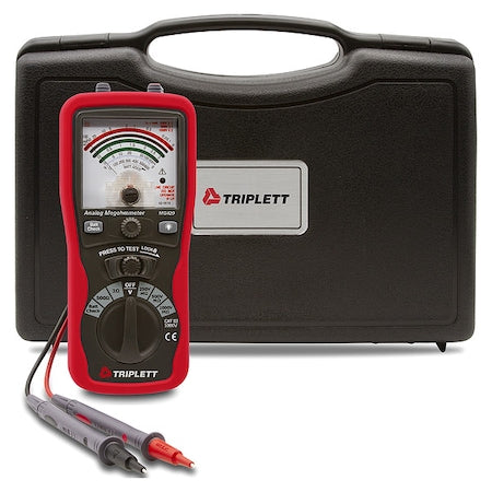 Triplett MG420 Insulation Tester, 250/500/1000V, Analog