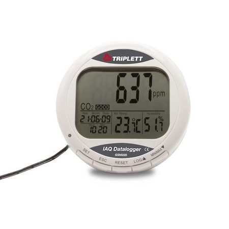 Triplett GSM220 Air Quality Meter, 14 F to 140 F, LCD