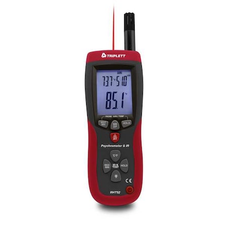Triplett RHT52 PsychrometerwIRThermo, Onboard, NoNIST