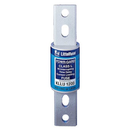 Littelfuse KLLU750.X UL Class Fuse, KLLU Series, Time-Delay, 750A, 600V AC, 200kA at 600V AC, 20kA at 300V DC