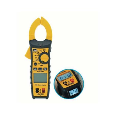 Ideal 61-757 Clamp Meter, Dual Backlit, 600 A A, 1.4 in (36 mm) Jaw Capacity