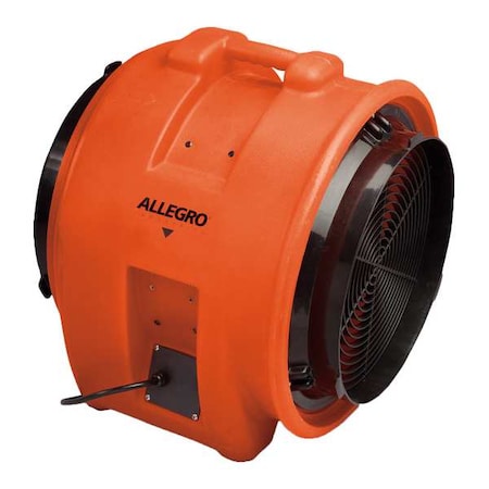 Allegro Industries 9539-16EX Confined Space Blower, Orange, 21