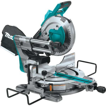 Makita GSL03Z Cordless Miter Saw, 10 in Blade Dia., Max Blade Speed: 3,600 RPM 5/8 in Arbor Size