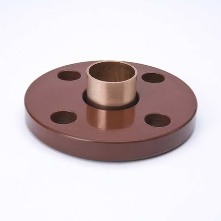 Streamline W 03889NL Flange, Copper, Cup 4 in, Flange 4 in