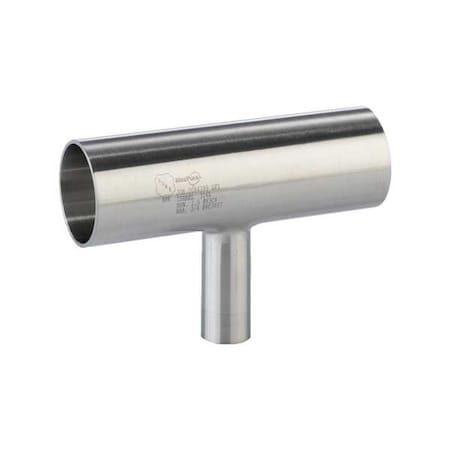 Maxcore TE7RWWW6MO4.0X1.0-PL Tee, SS, Orbital Weld 4 in, 1 in