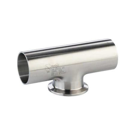 Maxcore TE7WWCS6MO3.0-PO Tee, SS, Orbital Weld 3 in, Clamp 3 in