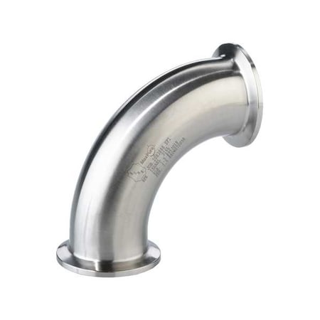 Maxpure TEG2C886L2.0-PL 88Elbow, SS, Clamp2