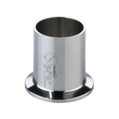 Maxcore TEG14AM76MO2.0-PO Clamp Ferrule Long, SS, 2 17/32 in Dia