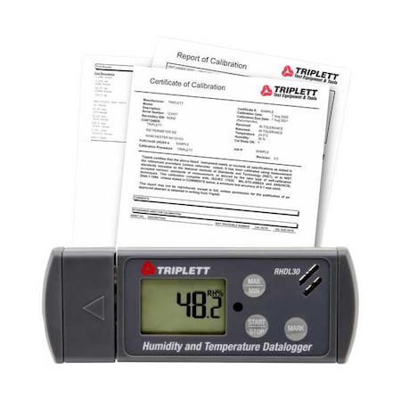 Triplett RHDL30-NIST Temp Data Logger, 0.7