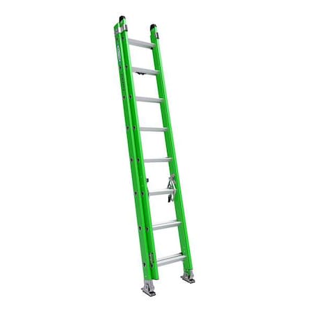 Werner B7124-2 24 ft Fiberglass Extension Ladder, 375 lb Load Capacity