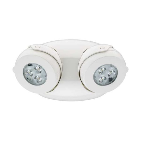 Lithonia Lighting ELMRE SP1100L T M12 Emergency Light Head, LED, 5 W, 2 Lamps