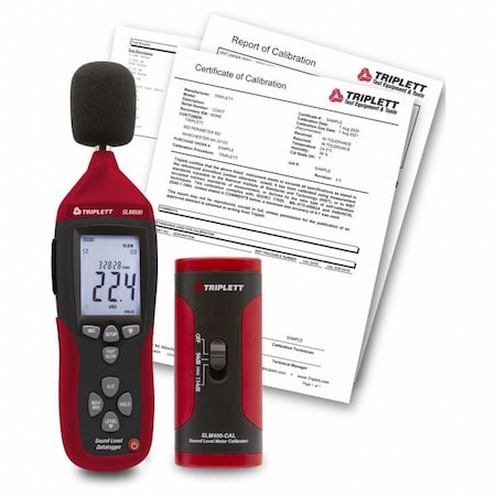 Triplett SLM600-KIT-NIST Noise Datalogger/Calibrator with NIST