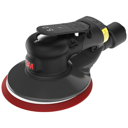 3M 7100258707 Air Orbital Sander, 6 in Disc Dia, Palm