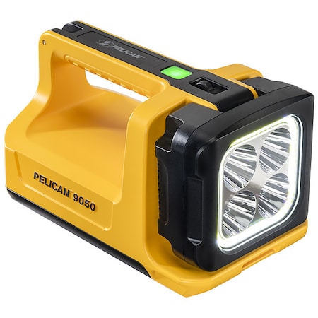 Pelican 9050 Lantern, LED, Body Yellow, ABS, 2.75 hr