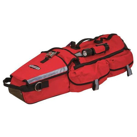 True North RBL20 Gear Bag, Nylon, Hi-Viz Red, 2 Pockets