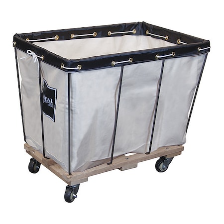 Royal Basket Trucks G10-CCX-RVA-3UNN Removable Liner Truck, 10 bu, canvas
