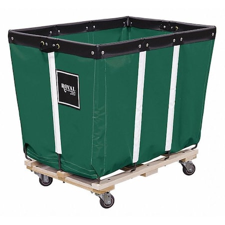 Royal Basket Trucks G18-EEW-PMA-3UNN Perm Liner Truck, 18 bu, green vinyl