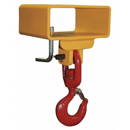 Caldwell 5S-1 1/2-6 Lifting Hook, Sgl Fork, Sgl Swivel, 3000Lb.