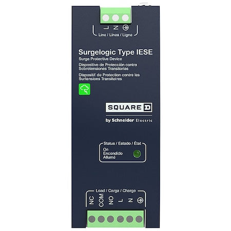 Square D HFNF120IESE005 Surge Protection Device, 1 Phase, 120V, 2 Poles, 3 Wires