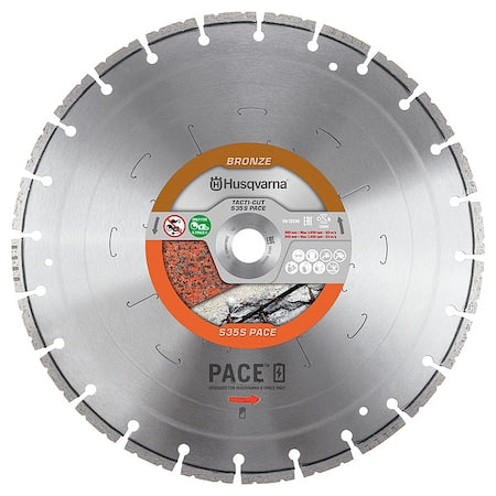 Husqvarna TACTI-CUT S35S PACE 14 Diamond Saw Blade, Diam:14