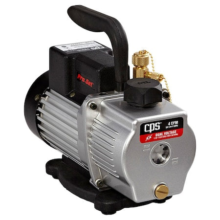 PRO-SET VP4S Vacuum Pump, 4 cfm, 1/3 hp