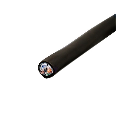 Triplett CAT7-1000BL CAT7 SF/FTP Cable, Blue, 1000 ft, 23 AWG