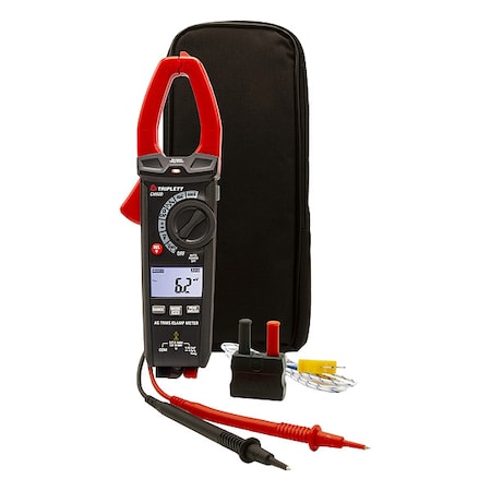 Triplett CM600-NIST Digital Clamp Meter, TRMS, 600A, 1000V AC