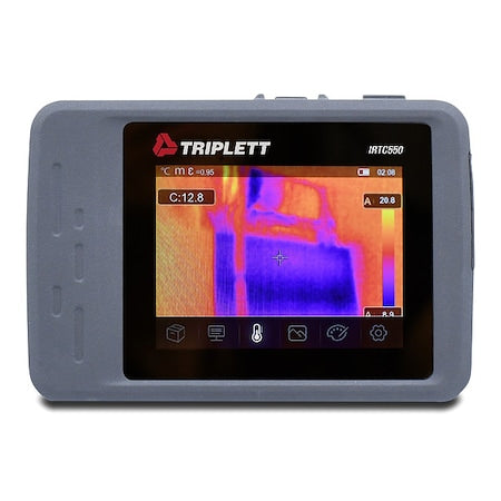 Triplett IRTC550 Infrared Camera, 160 x 120 pix, 9 Hz, 2 MP