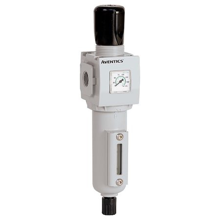 Numatics 8652APBM2FA00HN Filter Regulator, Metal Bowl, 1/4 in, 1.24 lb