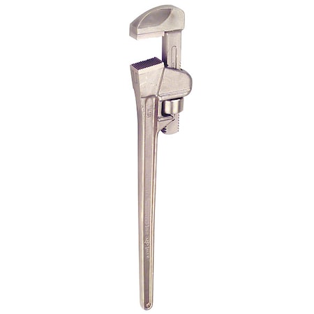 Ampco Safety Tools W-216 48 in L 7 9/16 in Cap. Aluminum Bronze Straight Pipe Wrench