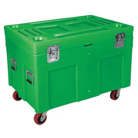 Myton Industries SC4534-H5 GRN Storage Cart, Green, 45 in W x 30 in D x 34 in H