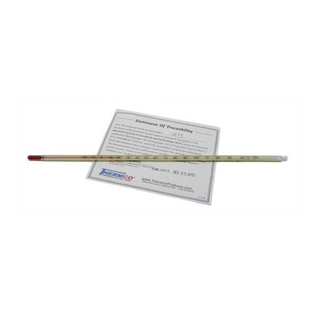 Thermco LSS6123SFC Liquid In Glass Thermometer, 0 to 300F
