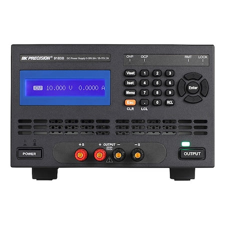 B&K Precision 9183B DC Power Supply 0-35V, 6A / 35-70V, 3A