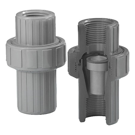Plast-O-Matic ARV050EPT-PV Air Release Valve Epdm, Threaded, PVC, 1/2