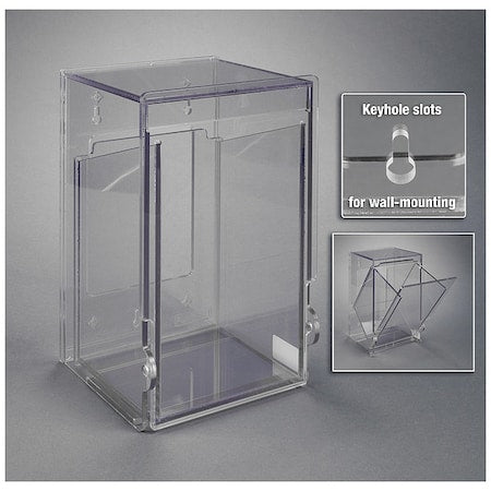 Poltex AUTOBIN-W Gravity Close Bin, 13 in H, 8 in W