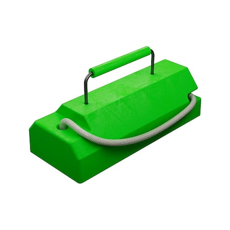 Checkers AC4614-LR-CHFLG Aviation Chock, Green, 4