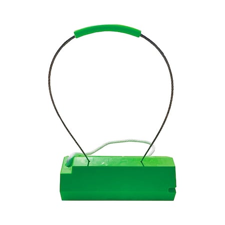 Checkers AC6820LRRPECHFG Aviation Chock, Green, 7