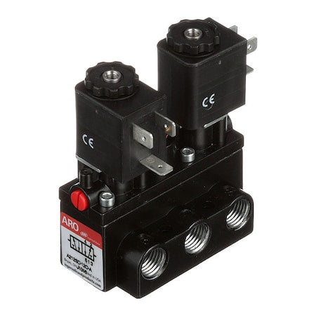 ARO A212SD-012-D Solenoid Air Con Valve, Four-Way, 150 psi