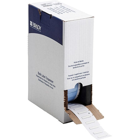 Brady BM-125-1-344 Sleeve Label, White, Polyolefin, 1 in W