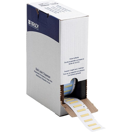 Brady BM-125-1-342-YL Sleeve Label, Yellow, Polyolefin, 1 in W