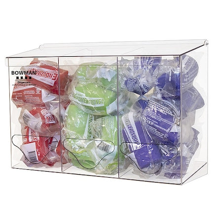 Bowman Dispensers BP-023 Bulk Dispenser, Clear, 17 1/2