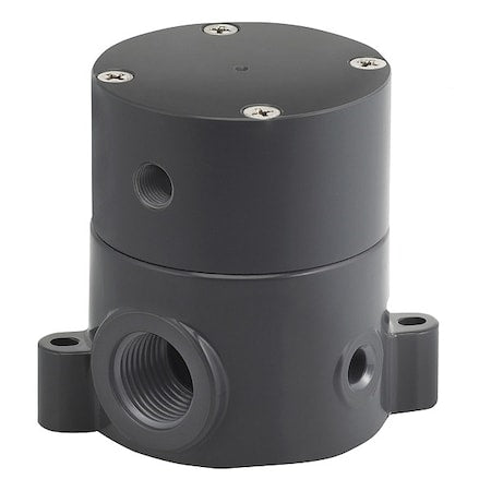 Plast-O-Matic BSDA025T-NC-PV Shut-Off Valve, Pneumatic, 1/4 In., FNPT